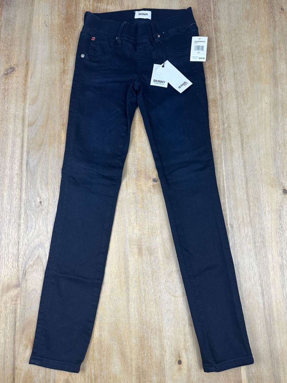 Hudson Jeans Kids Skinny Pull on Jegging in Dark Wash